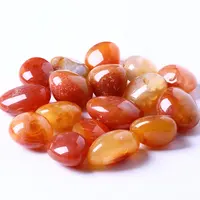 Wholesale Natural Polished Rough Tumbled Stones Red Carnelian Tumbled Crystal Crafts For Decoration