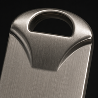 Clé USB en métal de qualité supérieure, gravure personnalisée du logo, clé USB compacte et portable, USB 2.0