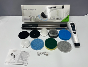 Thuis Multi Elektrische Reinigingsborstel Badkamer Elektrische Spin Scrubber Elektrische Scrubber Reinigingsborstel 7 In 1 - Product Image 2