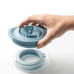 YIGO Trancheuse à <span class=keywords><strong>oeufs</strong></span> 3 en 1 Outil de cuisine en plastique pour <span class=keywords><strong>oeufs</strong></span> <span class=keywords><strong>durs</strong></span> et fraises Tomates cerises-Coupe-<span class=keywords><strong>oeufs</strong></span> multifonctionnel - Product Image 6