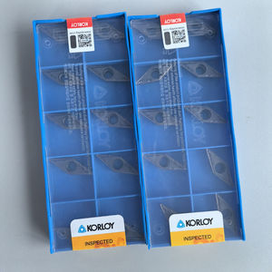 VBMT160408-HMP PC9030 Korloys Original Chine Plaquettes de tournage CNC en carbure de tungstène pour tournage interne, revêtement PVD/CVD, OEM - Product Image 2