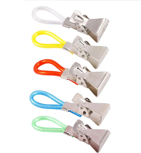 5 pièces pinces à suspendre <span class=keywords><strong>pour</strong></span> serviettes à thé, crochets à clipser, boucles <span class=keywords><strong>pour</strong></span> serviettes à main, pinces à vêtements suspendues, organisateur de cuisine et de salle de bain - Product Image 3