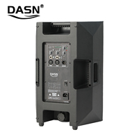 DASN SCH8DF Enceinte active professionnelle pleine gamme en plastique de 8 pouces 200W RMS DSP pour DJ, scène, home cinéma et extérieur