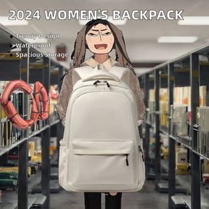Sac à dos décontracté pour femme 2025, nouvelle collection, grande capacité, idéal pour les étudiants, version coréenne simple et pratique pour les voyages et les activités. - Product Image 3