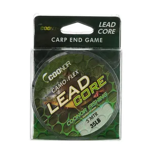 35lb / 45lb / 55lb 5m Leadcore Braided Camouflage Carp Fishing Line Hair Rigs Lead Core Fishing Tackle