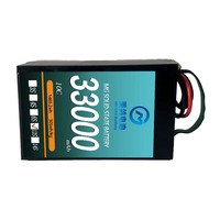 Batterie de drone à grand décollage vertical à aile fixe pour la lutte contre l'incendie 33000mAh 10C 12S 44.4V