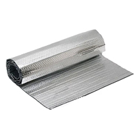 Matériau d'isolation thermique, barrière de chaleur radiante, feuille métallique multi-réfléchissante résistante au feu pour systèmes de toiture, sur mesure