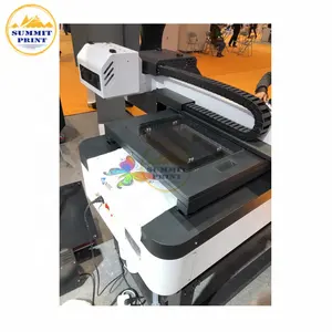 Alta estabilidade chinesa a3 impressora dtg da camiseta da cama lisa para o poliéster do tecido