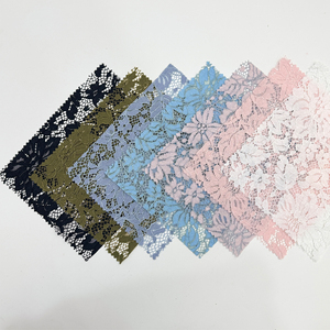 YY Hochwertiger Blumen-Nylon-Baumwollspitzenstoff Wimpern-Olivgrün Luxuriöser Französischer Spitzenstoff für Kleidung & Abendkleider - Product Image 3