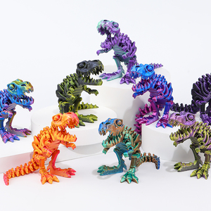 Figurine Articulée Serpent Œuf Imprimée en 3D, <span class=keywords><strong>Jouet</strong></span> Créatif en Plastique <span class=keywords><strong>Dinosaure</strong></span> Animal pour Garçons, Idéal pour Enfants <span class=keywords><strong>de</strong></span> 2 à 7 Ans - Product Image 1