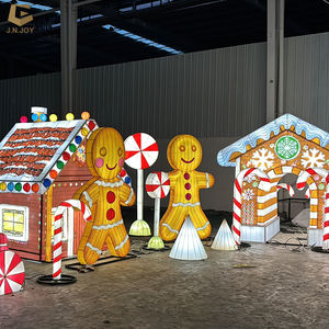 โคมไฟธีมสวนสัตว์ SGL71 LED ตกแต่งเทศกาลคริสต์มาสโคมไฟขนมปังขิงเทศกาลลูกกวาด - Product Image 5