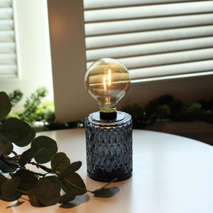 Kanlong 8.5x21.7cm <span class=keywords><strong>lampe</strong></span> led abat-jour en verre avec ampoule à filament <span class=keywords><strong>Edison</strong></span> petite <span class=keywords><strong>lampe</strong></span> <span class=keywords><strong>de</strong></span> <span class=keywords><strong>table</strong></span> led - Product Image 1