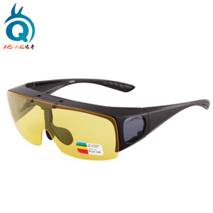 Lunettes de soleil à vision nocturne, unisexes, UV400, polarisées, monture PC, verres TAC, pour la conduite, la pêche, les sports de plein air - Product Image 2
