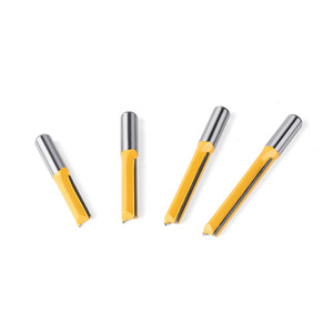 1/2 inch 12 mét Shank thêm dài 2 "3" dài Carbide chế biến gỗ rãnh thẳng <span class=keywords><strong>Router</strong></span> <span class=keywords><strong>bits</strong></span> phay Cutter gỗ công cụ cắt - Product Image 4
