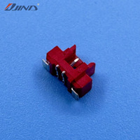 Connecteur de câble JINDA 1.25T-1-LT-2A (rouge) DC LED PCB fil-à-carte/fil-à-fil P-1.25mm 125V en bronze phosphoreux étamé