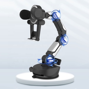 Support de téléphone de voiture flexible rotatif à 360 degrés Bingou, ventouse ABS, bâton à selfie, support de bureau, tableau de bord, support mobile 4,7-6,8 - Product Image 1