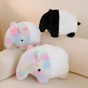 Nuovo Design: Bambola Tapir Soffice e Colorata, Peluche Tapir Bianco e Nero - Product Image 4