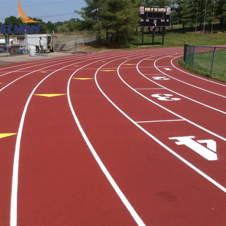 Gran oferta, sistema de vertido completo IAAF antienvejecimiento de 13mm, pista para correr, estadio, pista para correr, pistas atléticas de goma,