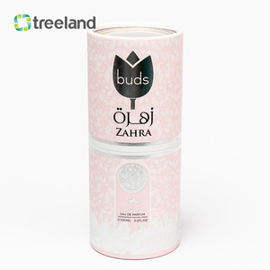 Luxury Customizable OEM Perfume Cardboard Tube Craft Paper Recyclable Packaging Window Four-Color Printing Essential Oil Bottle