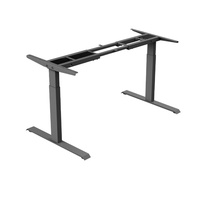 Design moderne, bureau debout intelligent électrique à double moteur, établi d'ordinateur en bois, meuble réglable pour la maison, les salles et les villas