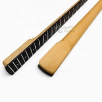 Manche de guitare basse électrique JB 4 cordes de 14 pouces, 20 frettes, à visser, en érable canadien satiné, avec touche en palissandre