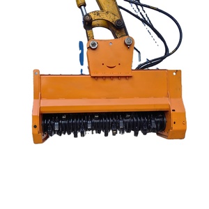 Decespugliatore per escavatore per impieghi gravosi, Rimuovi-vegetazione per pendenze, Testa trituratrice idraulica per la depensazione forestale - Product Image 1
