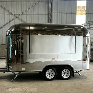 35 Camions <span class=keywords><strong>de</strong></span> restauration mobiles en fibre <span class=keywords><strong>de</strong></span> verre et aluminium, avec miroir magique, pour pizzas, nachos et bonbons, prêts à être expédiés - Product Image 1
