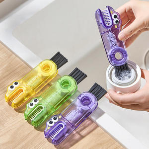 杯盖清洁刷3合1杯清洁刷新款多功能清洁器盖刷清洁工具瓶间隙清洁刷 - Product Image 3