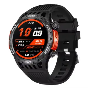 Nuovo arrivo Ht22 Blue tooth bracciale Smart Watch con torcia elettrica da esterno bussola Ip68 orologio sportivo impermeabile per uomo