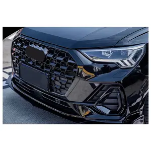 High Quality RSQ3 Car Body Kit For Audi Q3 SQ3 Front Bumper With Honeycomb Grill Made Of PP ABS Material For 2020 2022 Models