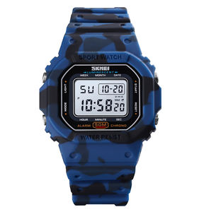 Reloj Digital Infantil Skmei 1608 con Retroiluminación LED, Resistente al Agua, Diseño de Dibujos Animados, Reloj de Pulsera Económico para Niños y Niñas - Product Image 4