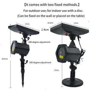 <span class=keywords><strong>Projecteur</strong></span> laser <span class=keywords><strong>solaire</strong></span> extérieur étanche Ciel étoilé pour jardin pelouse KTV Paysage Décoration de Noël - Product Image 5