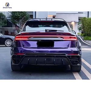Kit carrosserie M Style en fibre de carbone pour <span class=keywords><strong>Audi</strong></span> <span class=keywords><strong>Q8</strong></span> RSQ8 : pare-chocs, capot avant, capot arrière, ailes, jupes latérales et spoiler améliorés - Product Image 6
