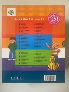 1-3 Level Oxford Tree 52 Volumes Educational English Reading Book Picture Books For Kindergarten Baby