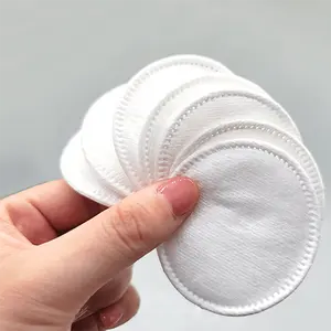 Hot sale round makeup removal cotton pads 100% natural cotton square cotton sheet hair polish remove pads