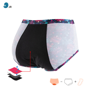 Pantalones Menstruales para Mujer 2026, Ropa Interior Lavable a Prueba de Fugas para Incontinencia, Encaje de Bambú, 4 Capas, Bragas para el <span class=keywords><strong>Periodo</strong></span> - Product Image 2
