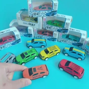 Unisex Mini Alloy Pull-Back Racing Car Metal Truck Wheels Diecast Toys Wholesale Kids Toys Kindergarten Prizes Street Stall <b>Iron</b> - Product Image 5