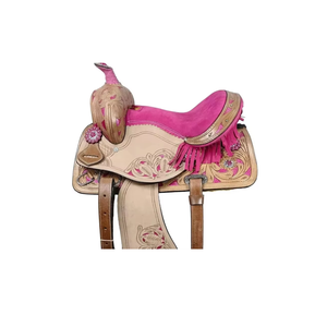 Prêt à vendre selles de cheval en cuir véritable durable de l'Ouest avec des tapis de cheval d'endurance durables avec arbre en bois pour l'équitation - Product Image 1