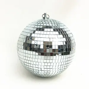 Yeni varış 2CM-100CM asılı ayna disko topu serin ve eğlenceli asılı parti disko topu gümüş cam disko topları yılbaşı dekoru