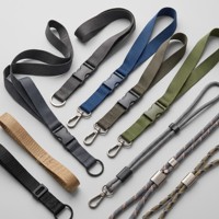 Lanyard Personalizado Ecológico de RPET Grabado con Láser para la Vuelta al Cole, con Clip para Teléfono y Llavero Plateado