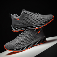 Chaussures de course et de loisirs respirantes en maille Flyknit 2026 avec sangles, légères, pour hommes