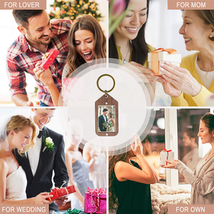 Trống bằng gỗ <span class=keywords><strong>Keychain</strong></span> với khung ảnh khắc laser trống kim loại móc chìa khóa khuyến mại <span class=keywords><strong>Keychain</strong></span> - Product Image 4