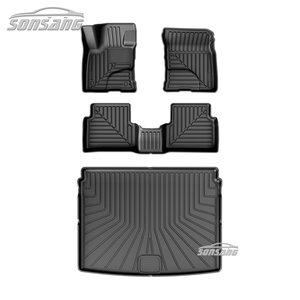 ชุดพรมปูพื้นรถยนต์ SONSANG สำหรับ Ford Bronco <span class=keywords><strong>Sport</strong></span> 2021 ตัดเย็บตามขนาดด้วยเลเซอร์ พรมปูพื้นรถยนต์แบบสั่งทำพิเศษ แผ่นรองท้ายรถ - Product Image 1