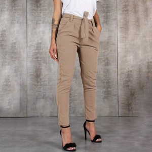 Nuove Donne <span class=keywords><strong>Pantaloni</strong></span> Casual Chiffon Sottile <span class=keywords><strong>Pantaloni</strong></span> Sottili Per Le Donne A Vita Alta Nero <span class=keywords><strong>Verde</strong></span> <span class=keywords><strong>Kaki</strong></span> <span class=keywords><strong>Pantaloni</strong></span> Donna <span class=keywords><strong>Pantaloni</strong></span> - Product Image 3