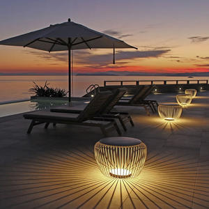 Lampe d'extérieur solaire à LED table en <span class=keywords><strong>fer</strong></span> forgé table de veilleuse d'intérieur moderne hot nouveau design - Product Image 2