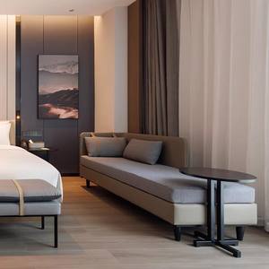 Juego de Dormitorio Moderno para Alquiler en Hotel o Apartamento, Base de Cama de Madera Resistente al Agua, Mesitas de Noche, Económico - Product Image 4