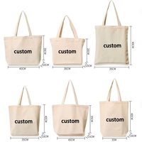 Sac fourre-tout en toile de coton robuste de 12 oz avec logo personnalisé, sac de courses réutilisable et recyclé pour supermarché et cadeaux, vente en gros