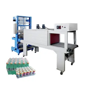 Máquina de embalagem multifuncional automática para garrafas de cerveja BS5040 TS6540SA, embalagem para garrafas de água mineral e filme PE, ideal para embalagem de garrafas