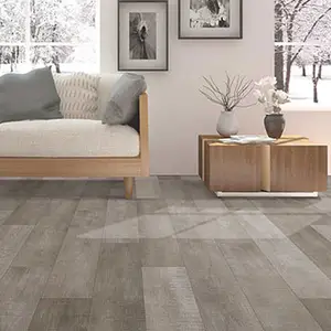 Textura de grão de madeira unilin, à prova de fogo piso intertravamento spc pavimento vinil lvp plank luxo piso vinil