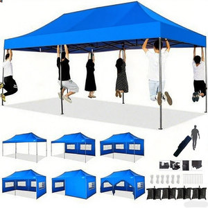 Tente de marchandise de stand portable pliable de marque imprimée en promotion pour fête personnalisée avec logo pour événement extérieur tente de camping étanche - Product Image 6